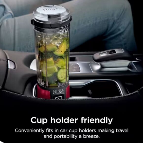 Ninja Blast 18oz Portable Blender & Accessories- Metallic Red - Picture 2 of 8